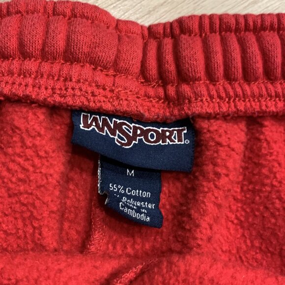 Vintage JanSport Northeastern University Huskies Sweatpants Men's Medium M Red - Picture 3 of 7